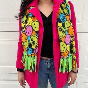 Handmade Smiley Face Scarf